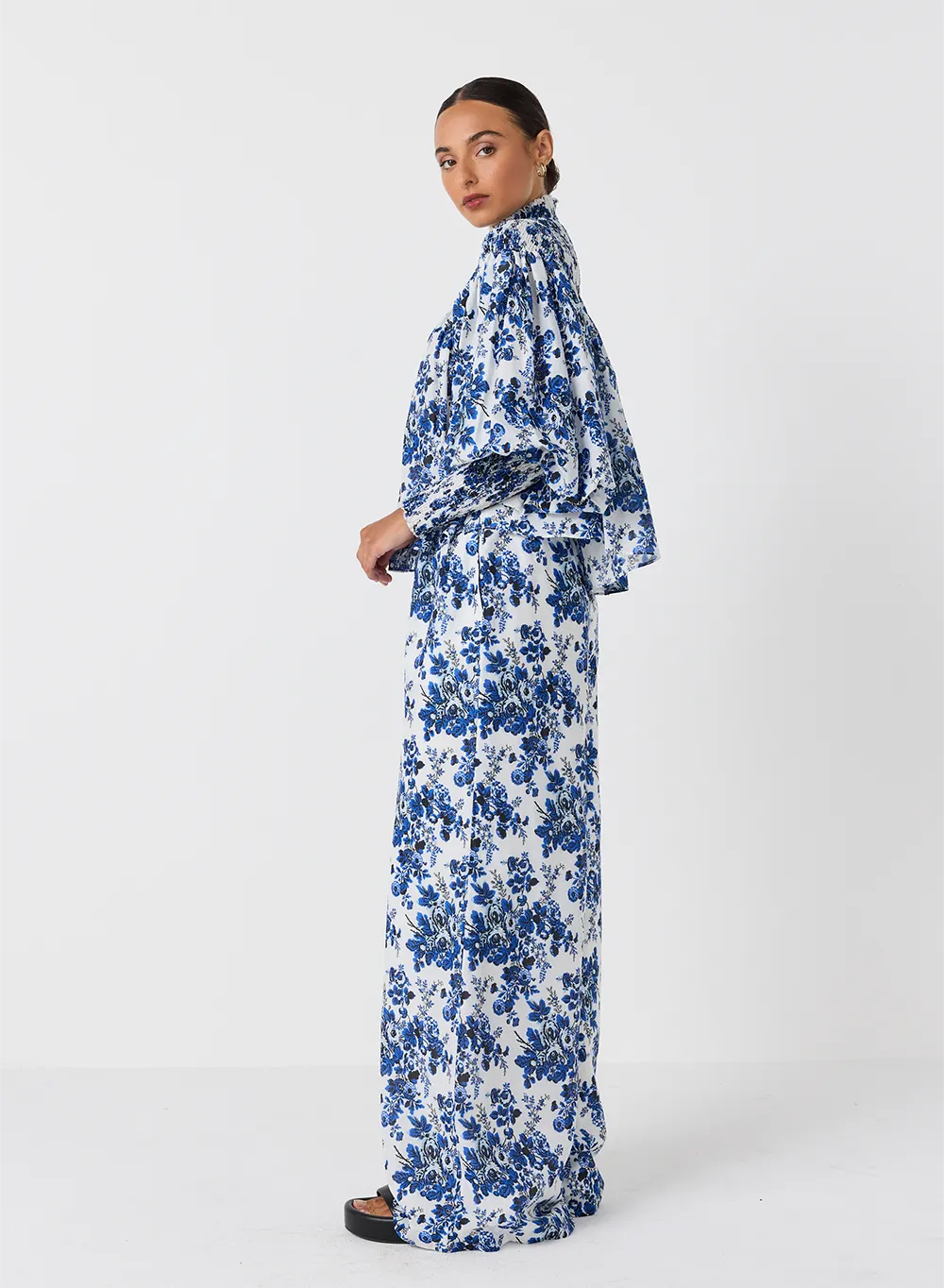 Antonia Silk Cotton Smock Top