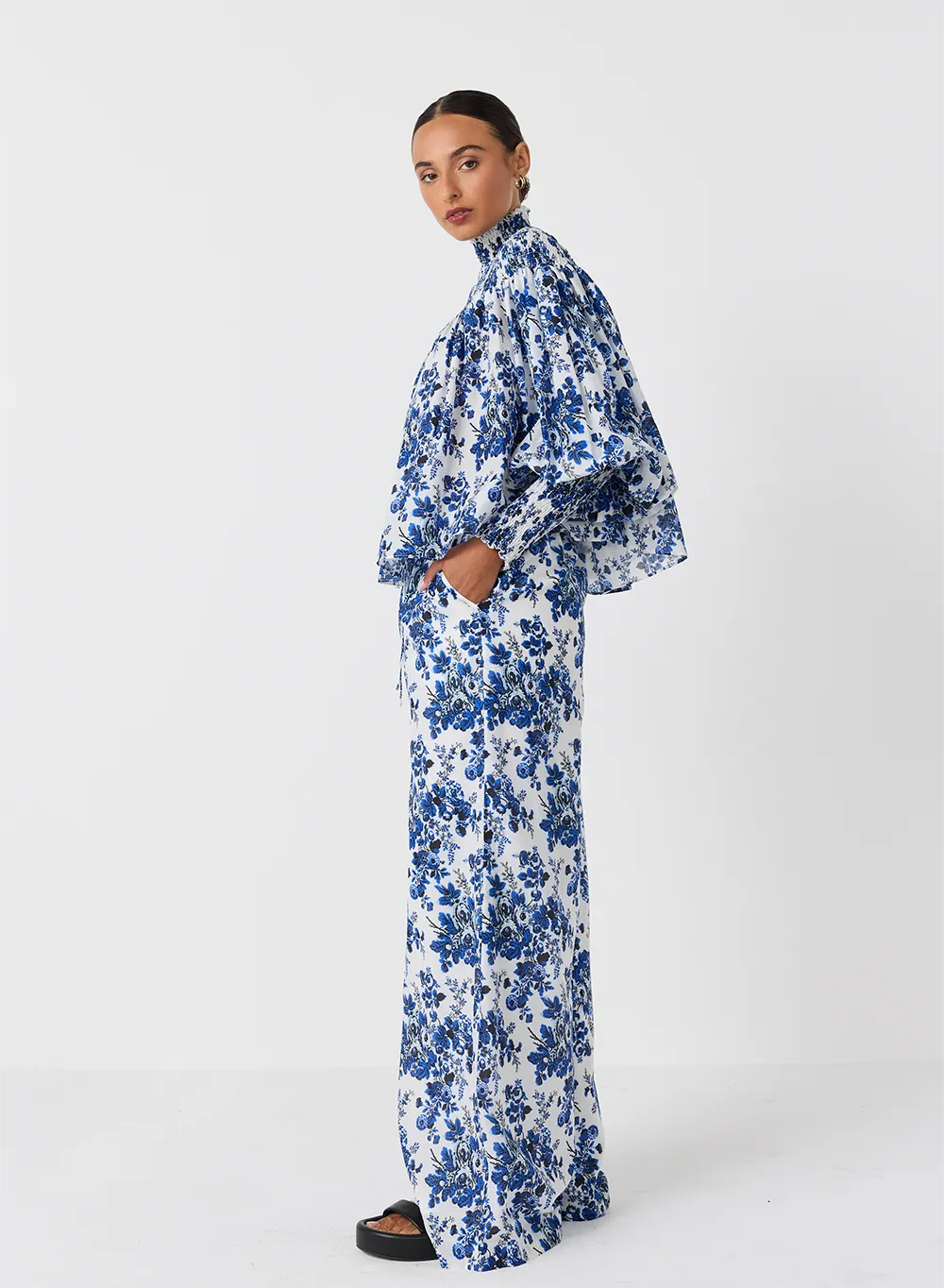 Antonia Silk Cotton Smock Top