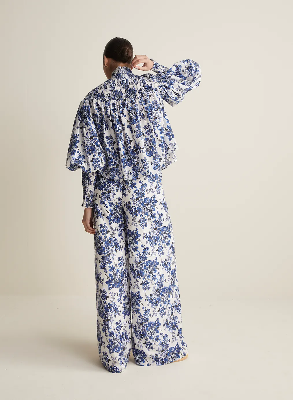 Antonia Silk Cotton Smock Top