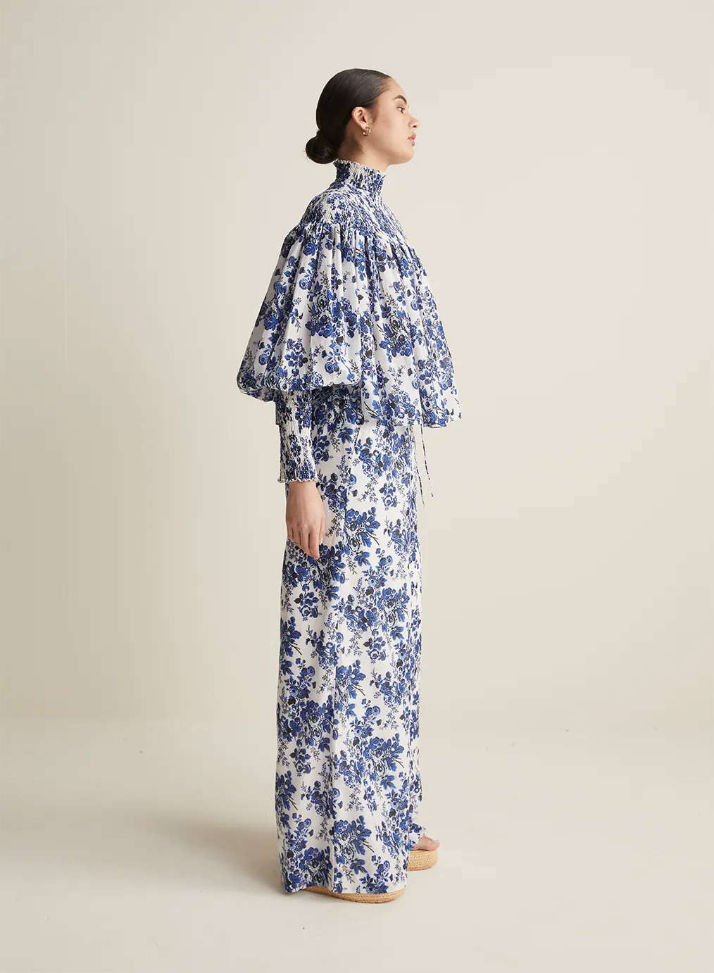 Antonia Silk Cotton Smock Top