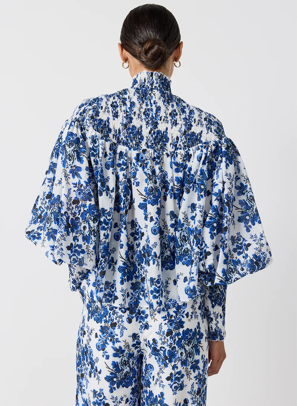 Antonia Silk Cotton Smock Top