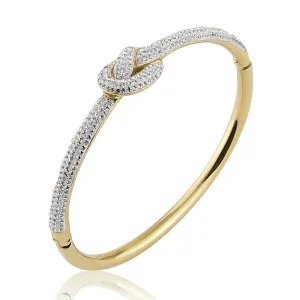 Crystal Casting Concentric Knot Bangle