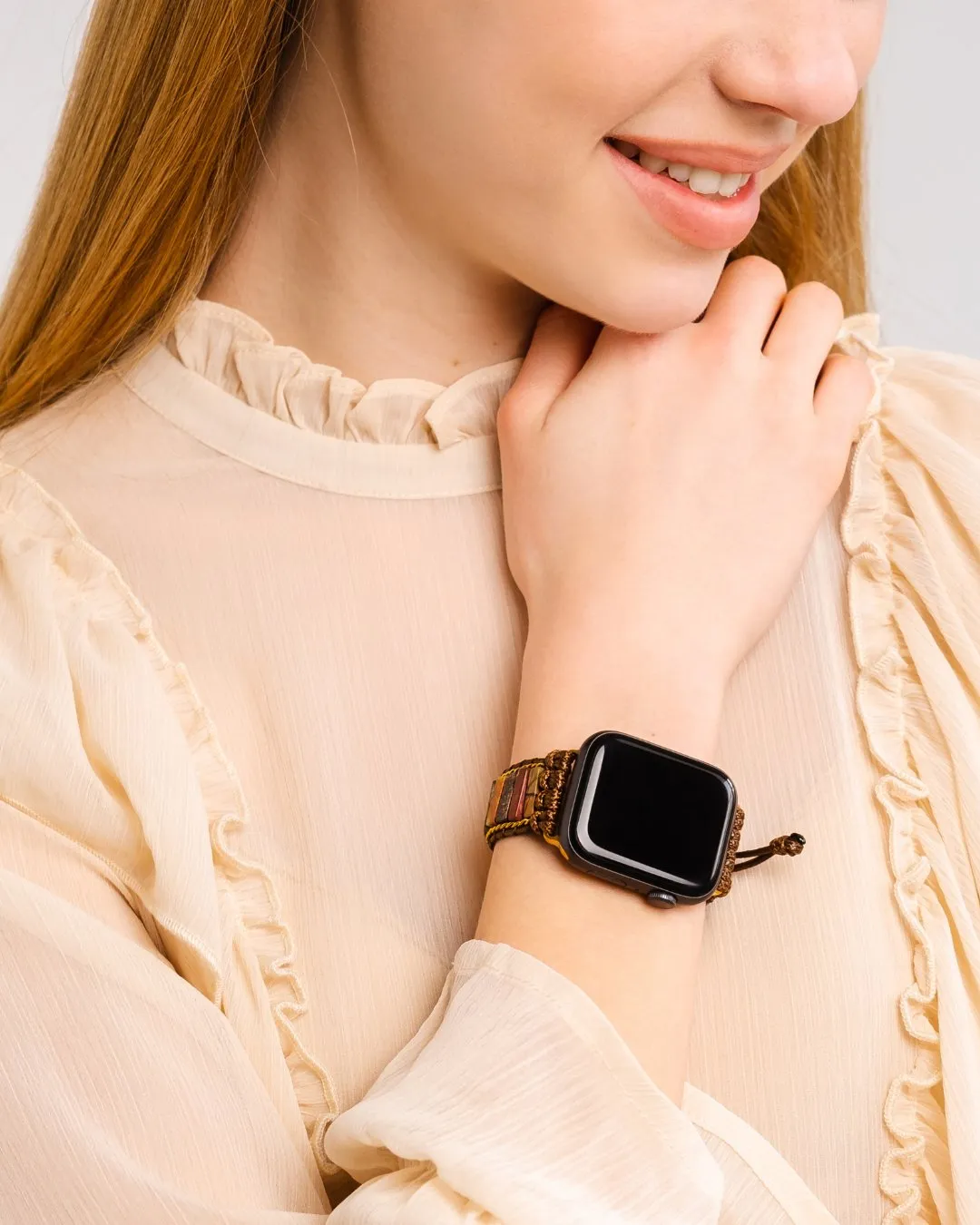 Delicate Picasso Jasper Apple Watch Strap