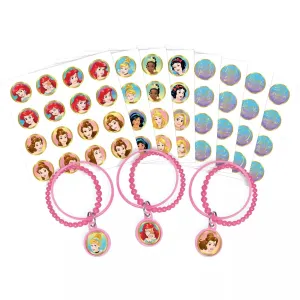 Disney Princess Once Upon A Time Charm Bracelet Kits - Pack of 8
