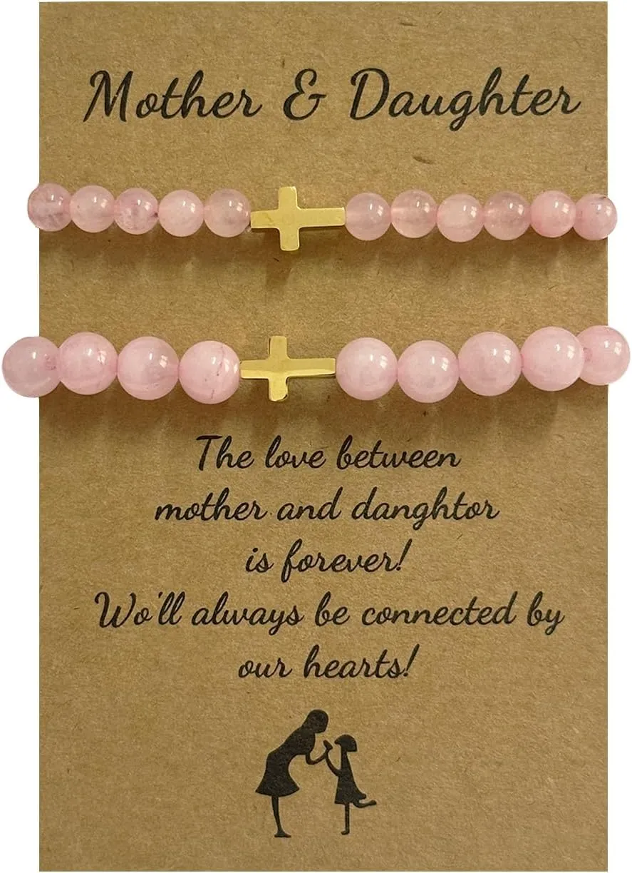 Mother Daughter Bracelets Matching Mommy and Me Bracelets Christmas Gifts for Mom Daughter