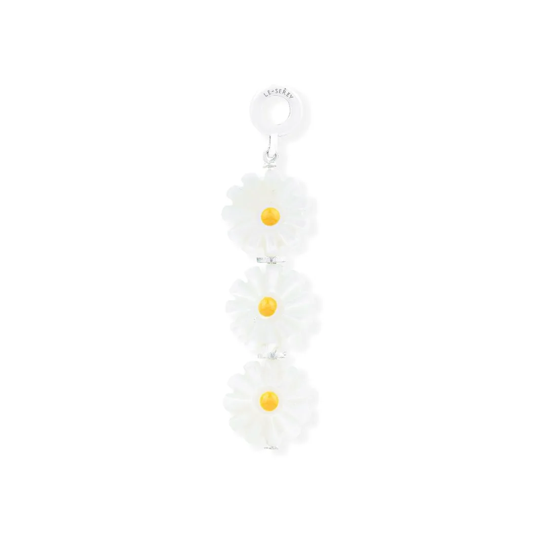 Mother of Pearl Daisy Stack Charm