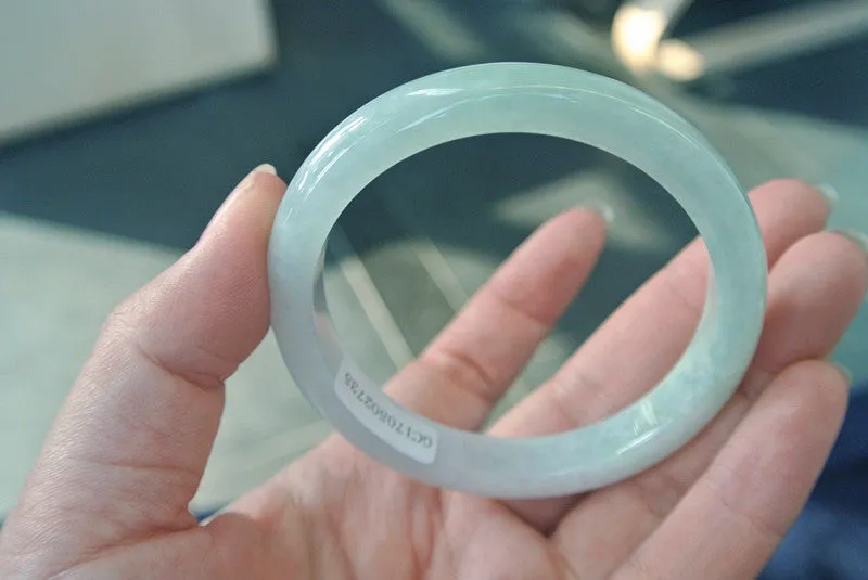 Natural Jade Bangle Jadeite Bangle Internal Diameter 53.5mm BER160