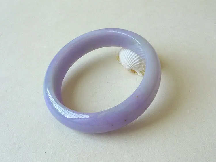 Natural Jade Bangle Jadeite Bangle Internal Diameter 54.5mm BER424