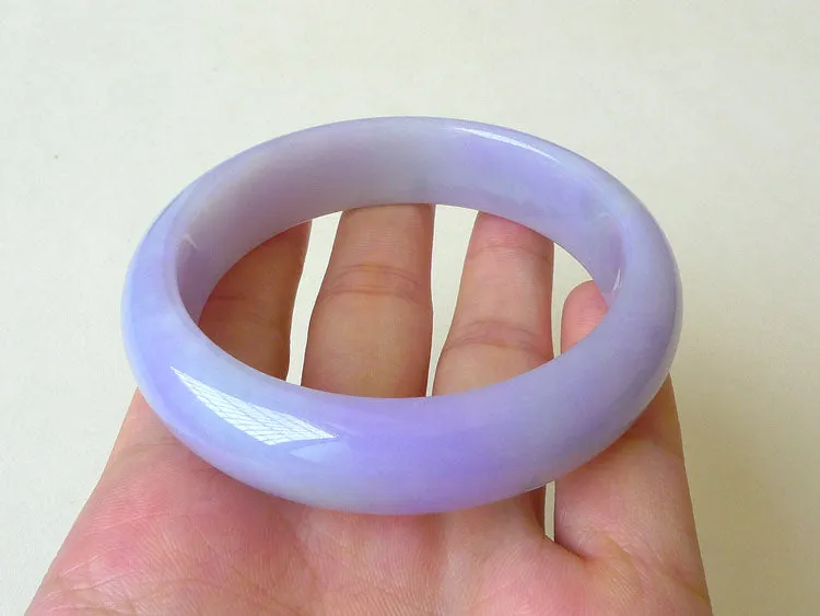 Natural Jade Bangle Jadeite Bangle Internal Diameter 54.5mm BER424