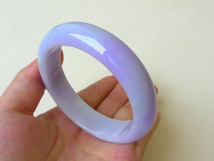 Natural Jade Bangle Jadeite Bangle Internal Diameter 54.5mm BER424