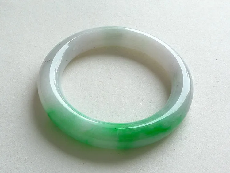 Natural Jade Bangle Jadeite Bangle Internal Diameter 54.5mm BER572
