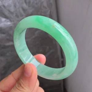 Natural Jade Bangle Jadeite Bangle Internal Diameter 54.8mm NBE098