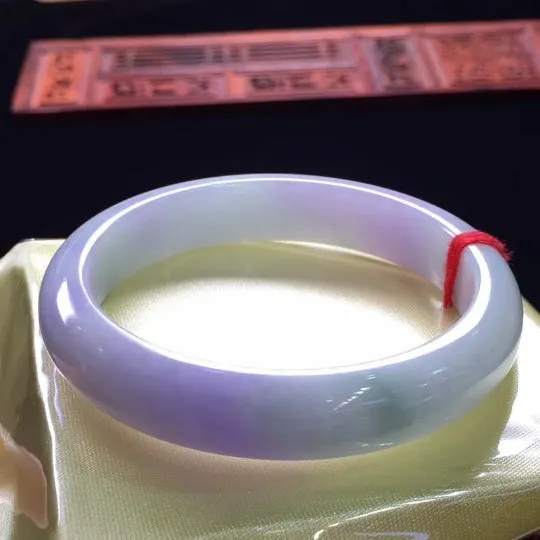 Natural Jade Bangle Jadeite Bangle Internal Diameter 55mm BER865