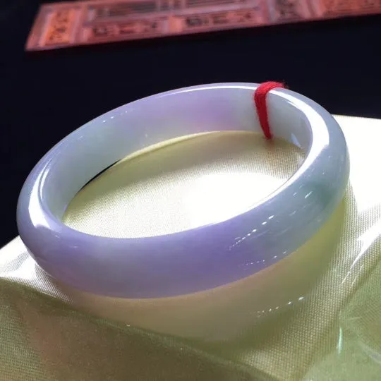 Natural Jade Bangle Jadeite Bangle Internal Diameter 55mm BER865