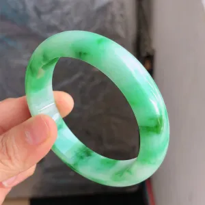 Natural Jade Bangle Jadeite Bangle Internal Diameter 56.5mm NBE084