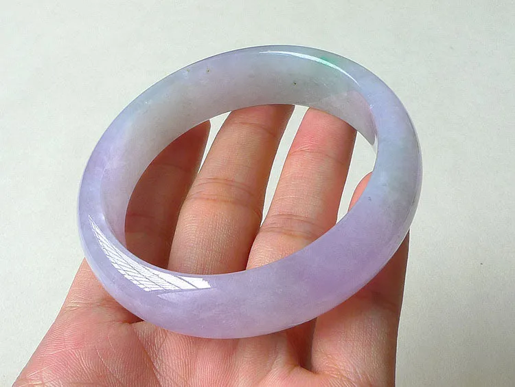 Natural Jade Bangle Jadeite Bangle Internal Diameter 56mm BER219