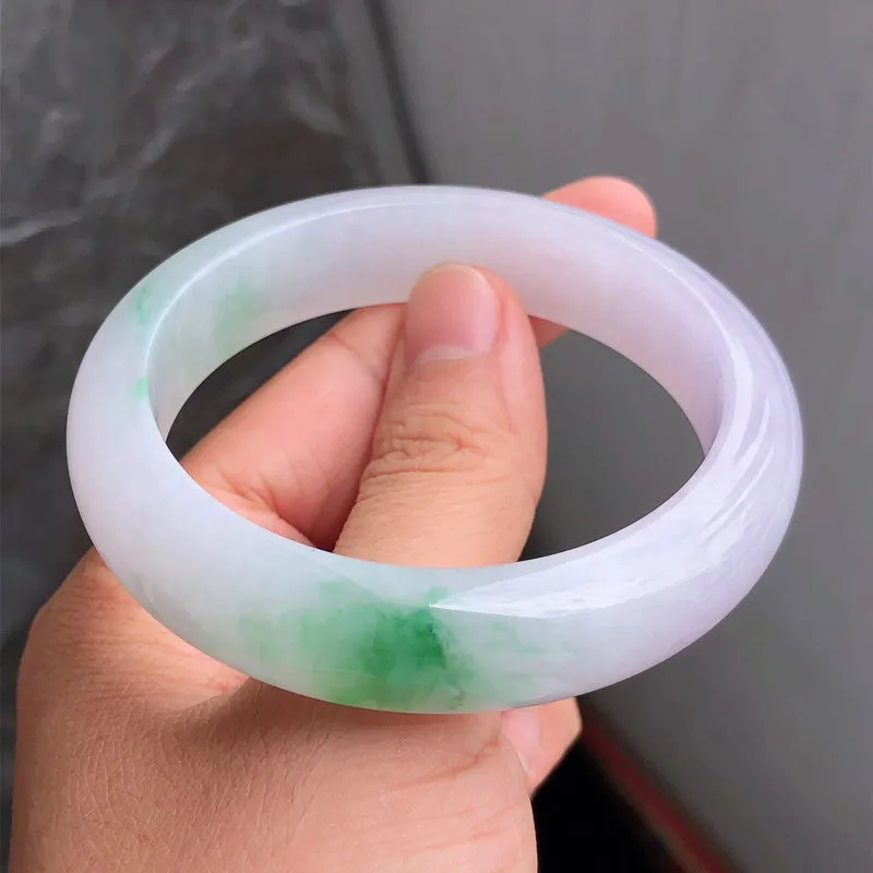 Natural Jade Bangle Jadeite Bangle Internal Diameter 57.3mm NBE096