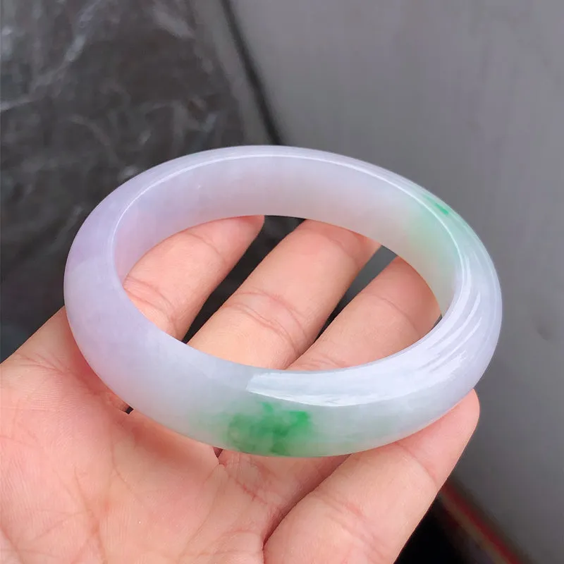 Natural Jade Bangle Jadeite Bangle Internal Diameter 57.3mm NBE096