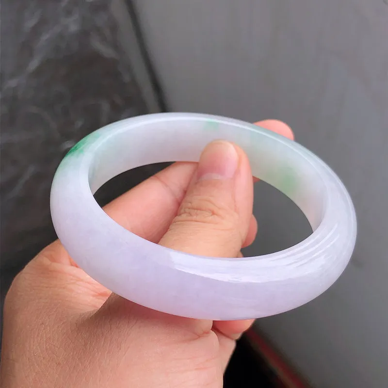 Natural Jade Bangle Jadeite Bangle Internal Diameter 57.3mm NBE096