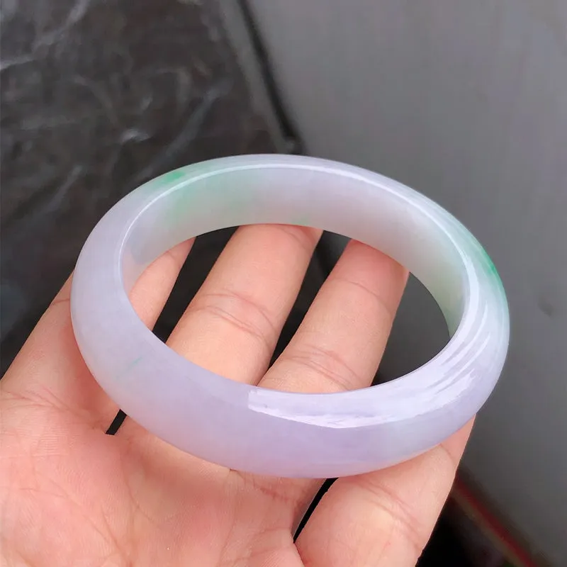 Natural Jade Bangle Jadeite Bangle Internal Diameter 57.3mm NBE096