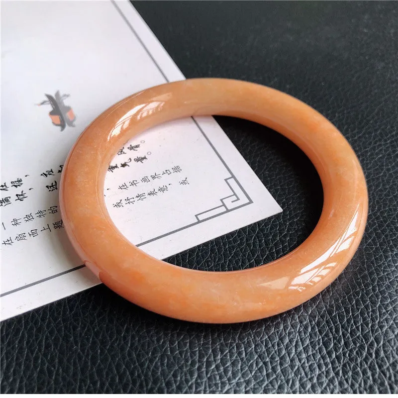 Natural Jade Bangle Jadeite Bangle Internal Diameter 57.4mm B8030667