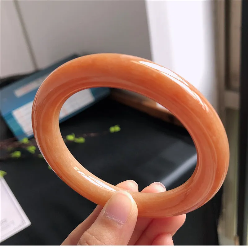 Natural Jade Bangle Jadeite Bangle Internal Diameter 57.4mm B8030667