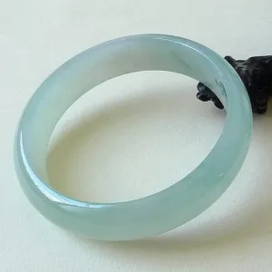 Natural Jade Bangle Jadeite Bangle Internal Diameter 57mm BER022