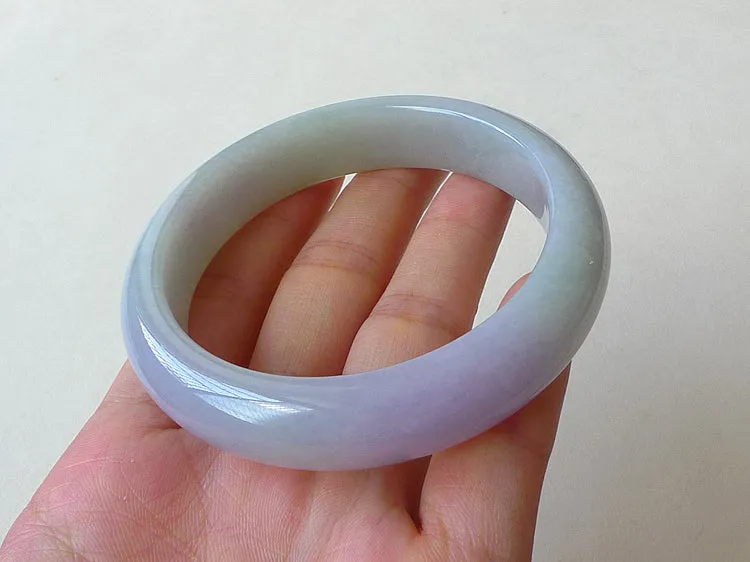 Natural Jade Bangle Jadeite Bangle Internal Diameter 57mm BER269
