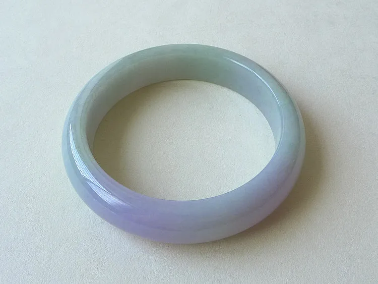 Natural Jade Bangle Jadeite Bangle Internal Diameter 57mm BER269