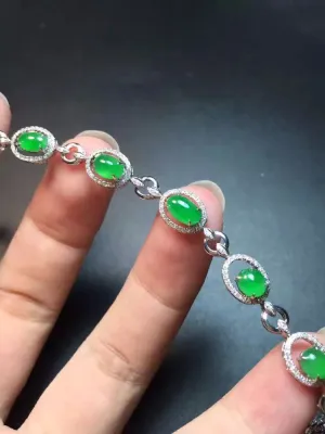 Natural Jade Bracelet Jadeite Bracelet NBT01
