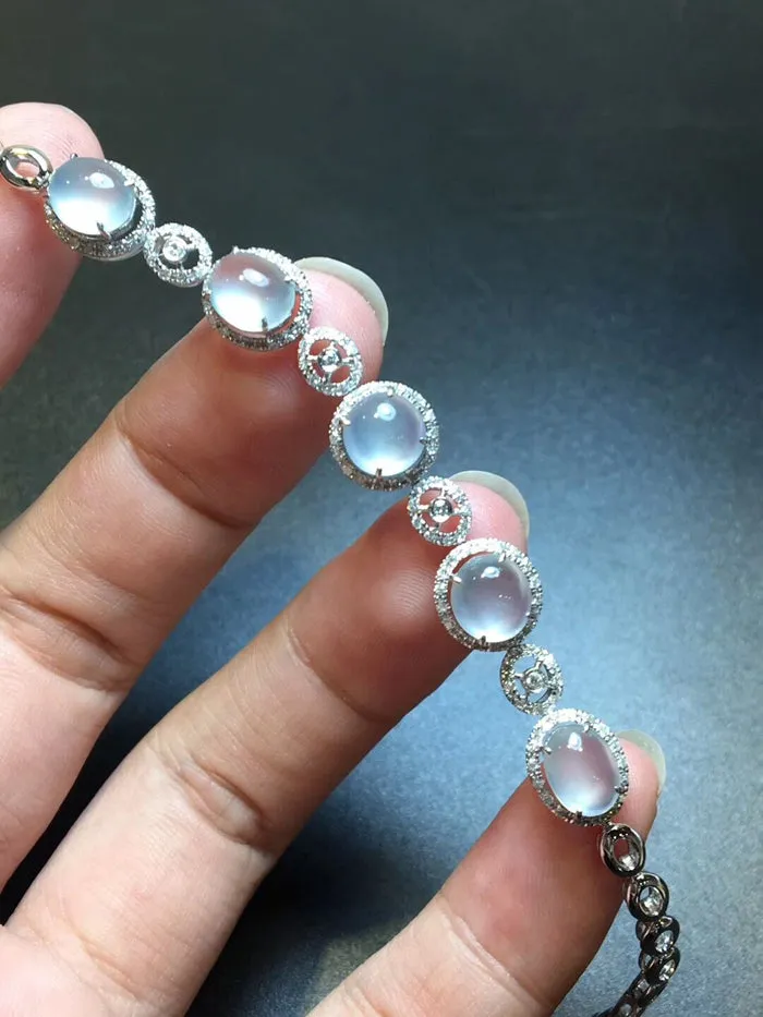 Natural Jade Bracelet Jadeite Bracelet NBT42