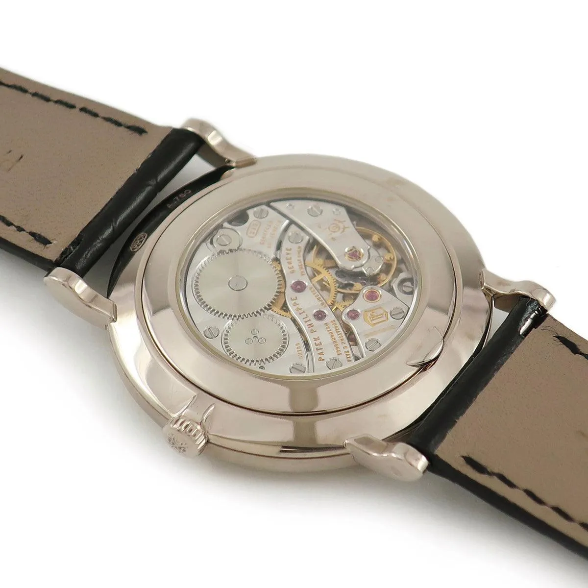 Patek Philippe Calatrava 5119G-001 K18WG Solid White Roman Clous de Paris Bezel Manual Winding Men's Watch