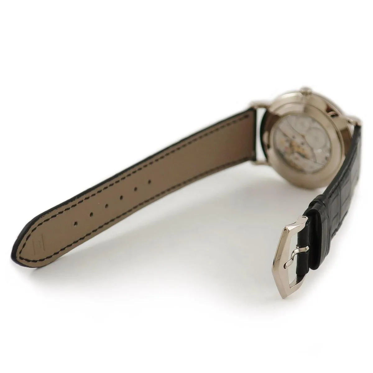 Patek Philippe Calatrava 5119G-001 K18WG Solid White Roman Clous de Paris Bezel Manual Winding Men's Watch