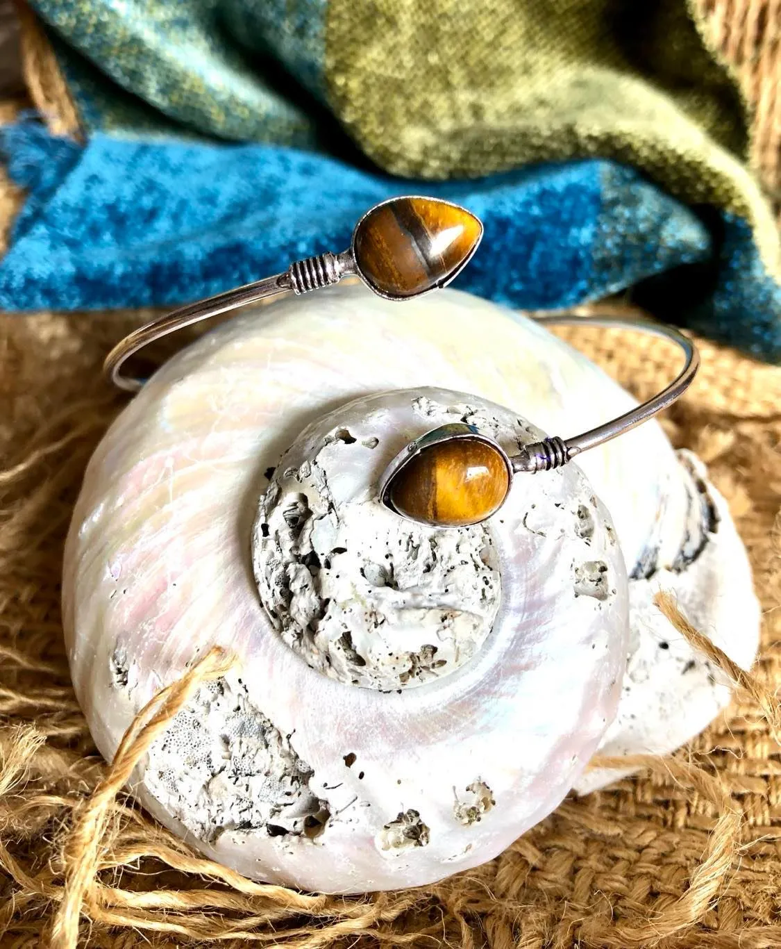 Stone Arm Bangle