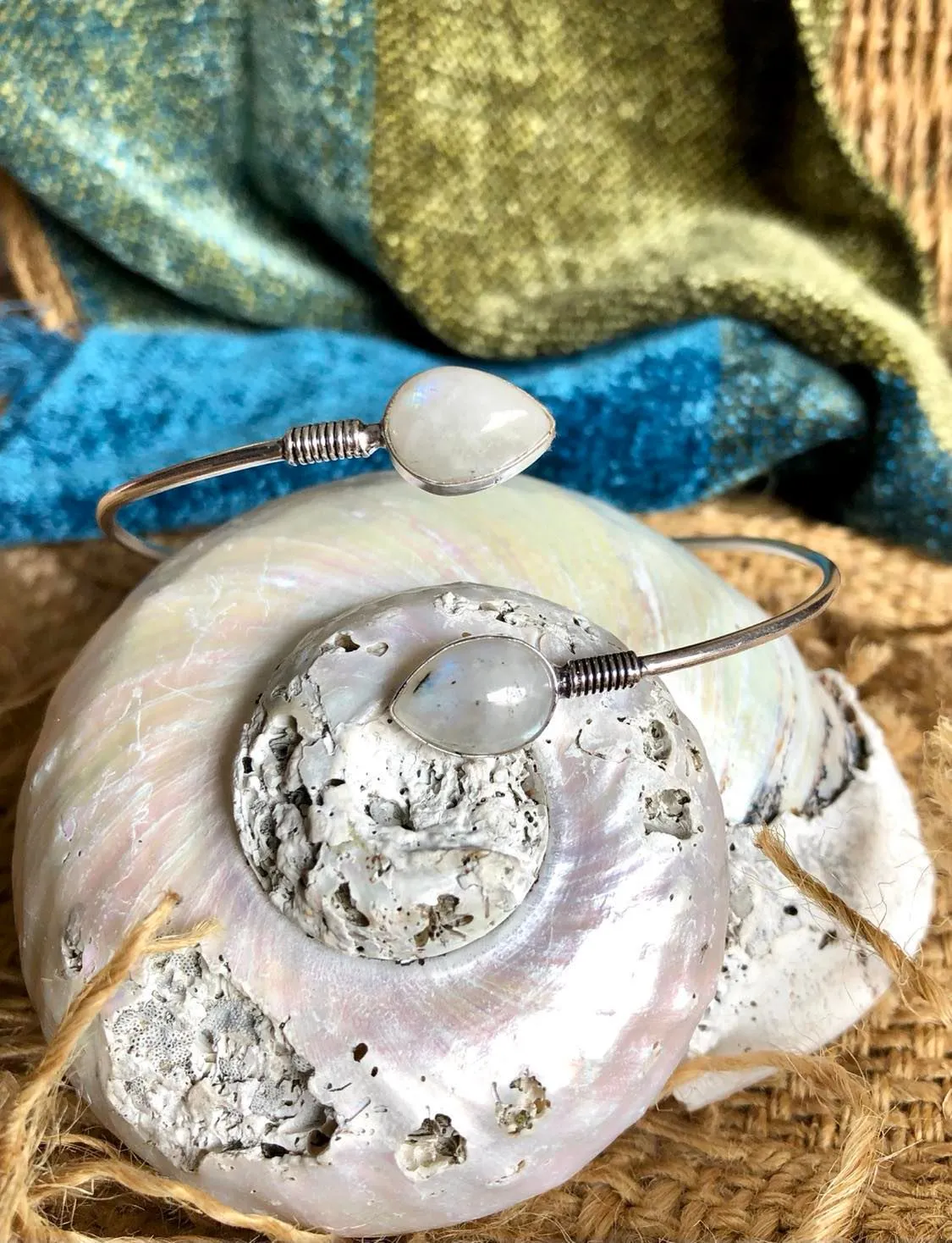 Stone Arm Bangle