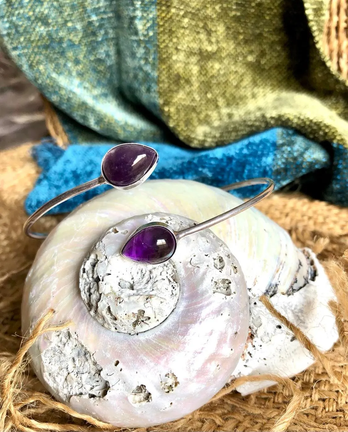 Stone Arm Bangle