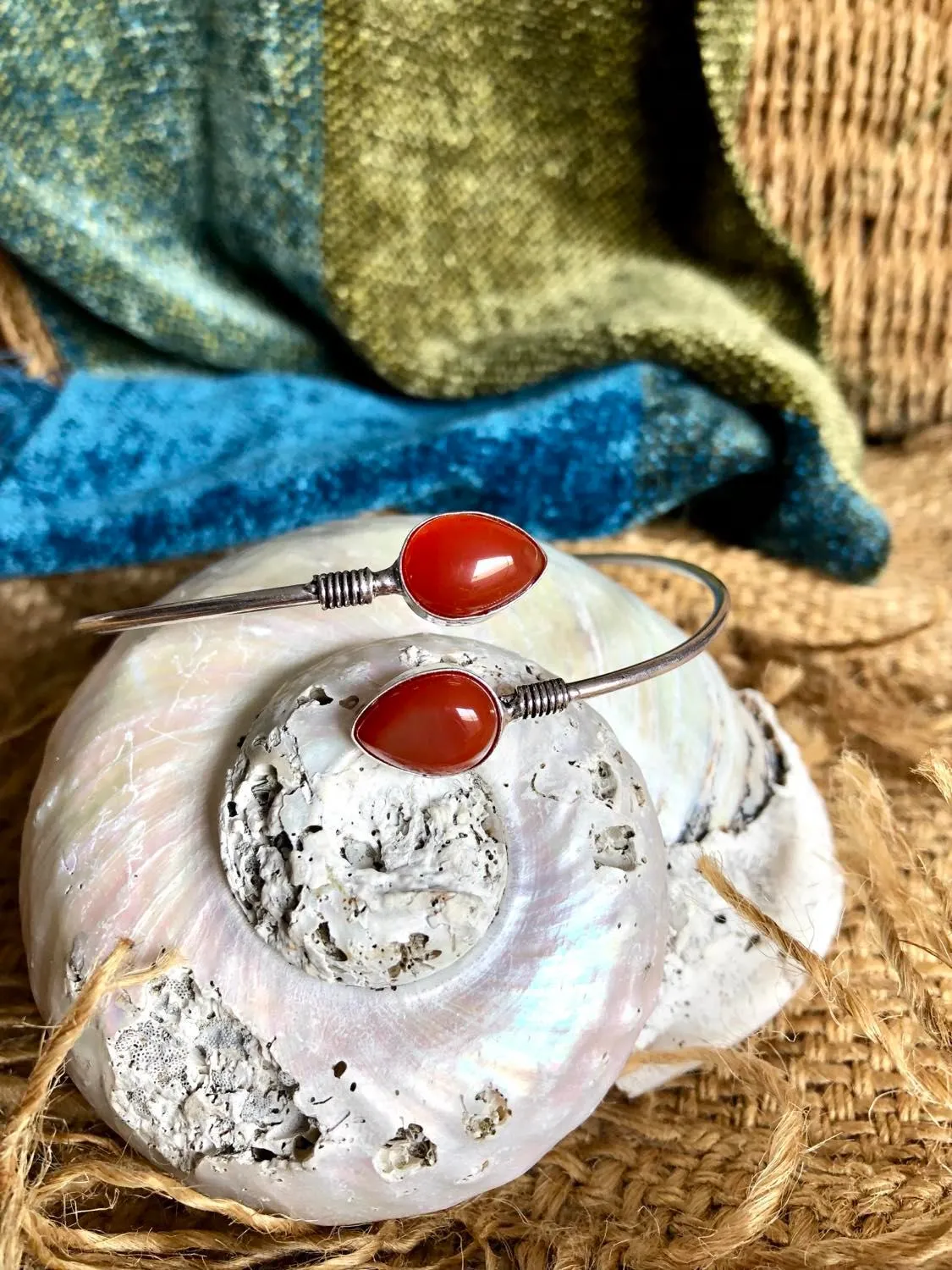 Stone Arm Bangle