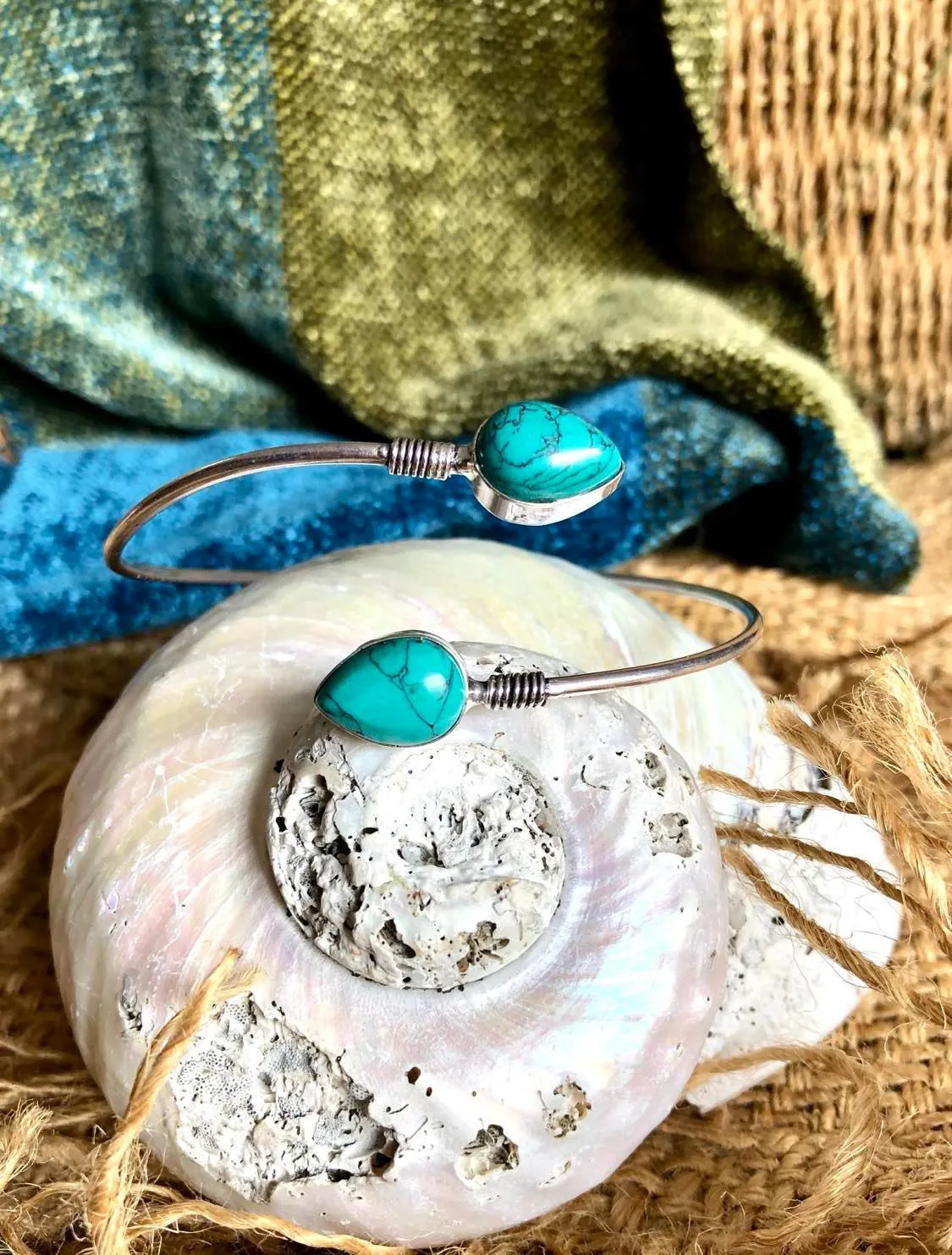 Stone Arm Bangle