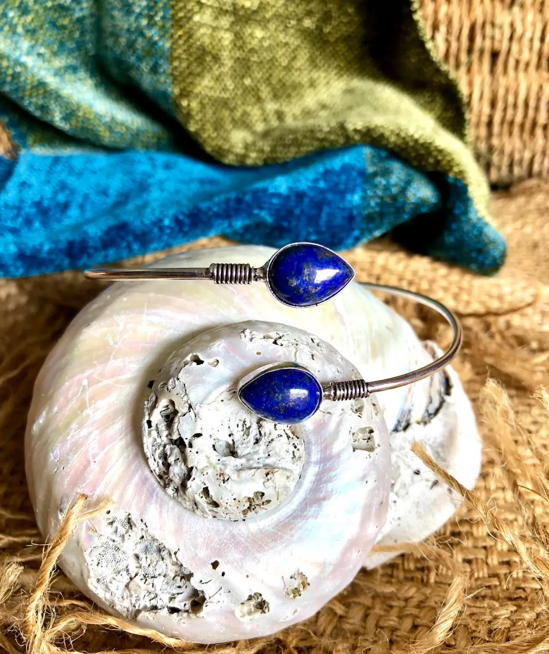 Stone Arm Bangle