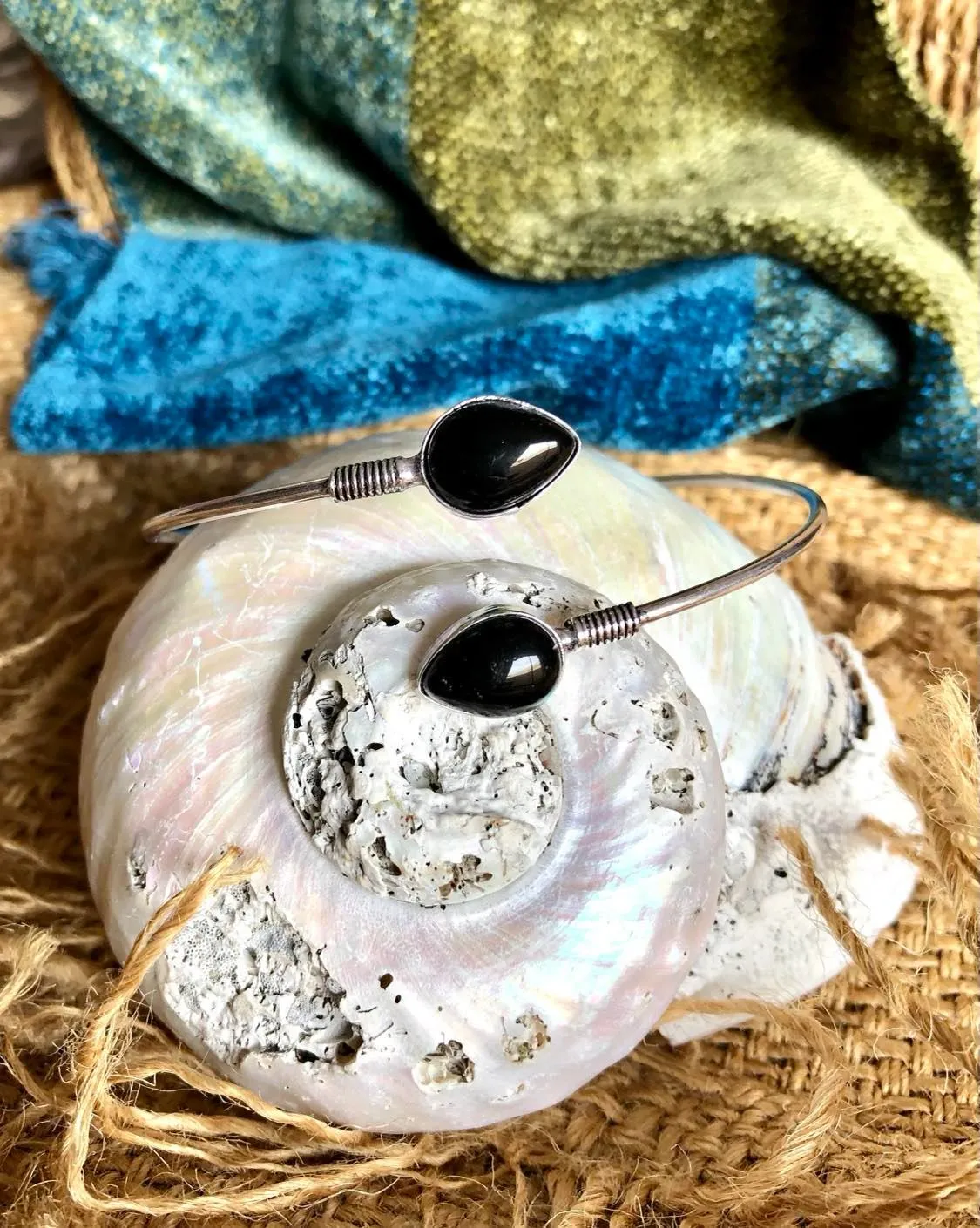 Stone Arm Bangle