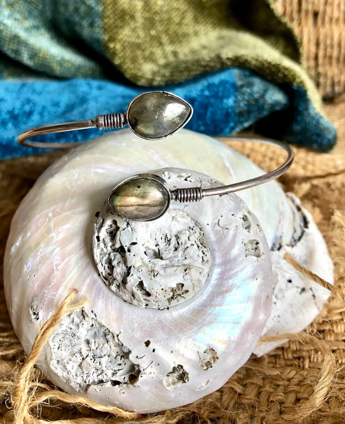 Stone Arm Bangle