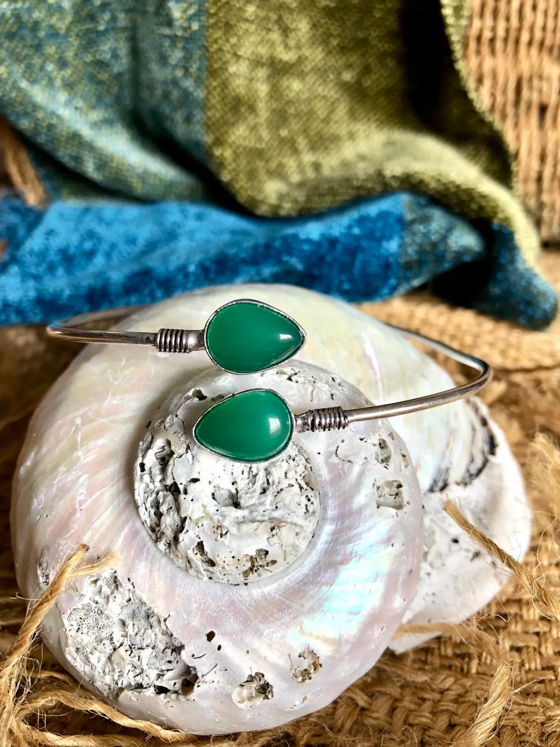 Stone Arm Bangle