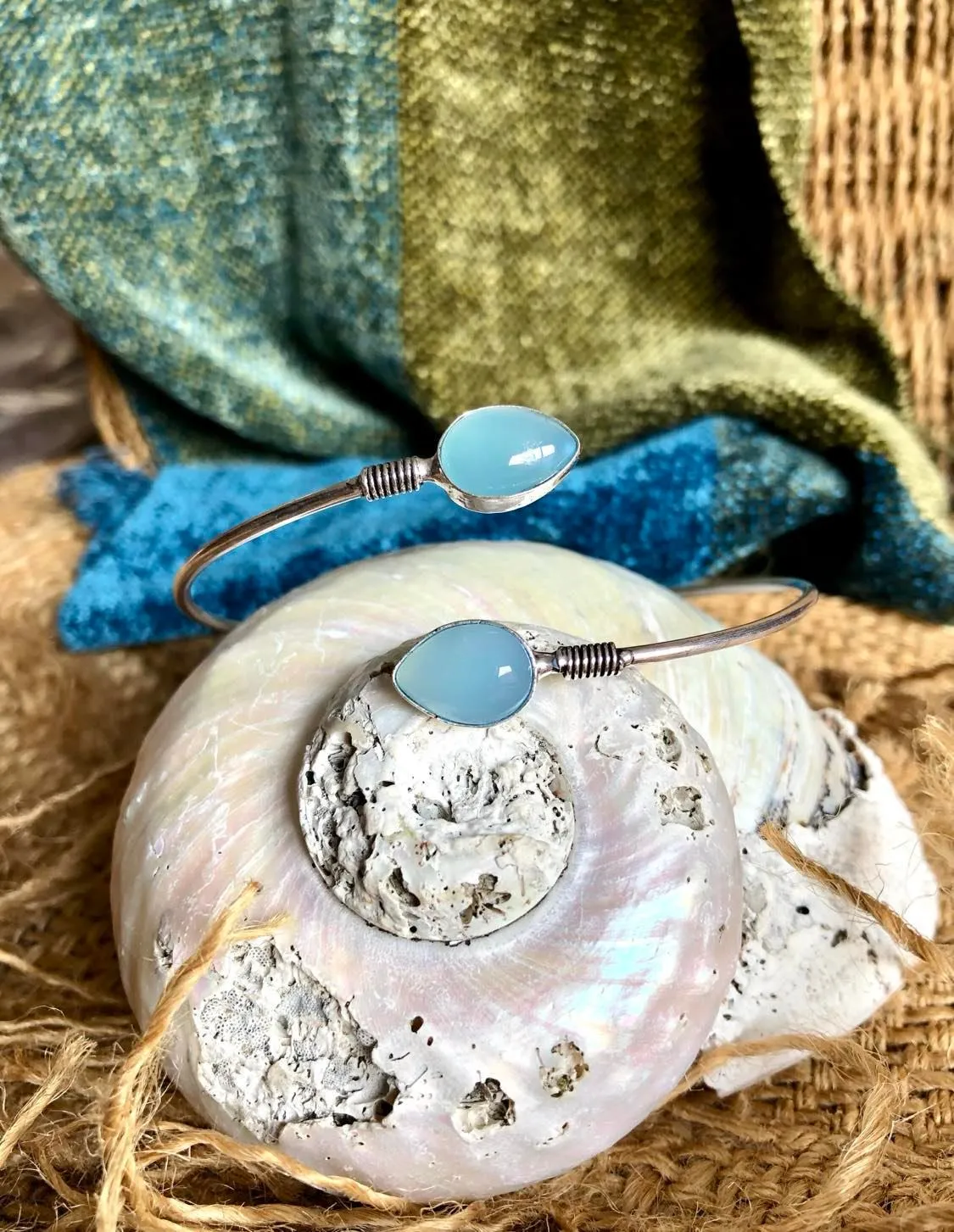 Stone Arm Bangle